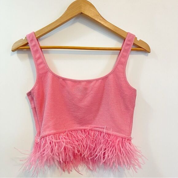 Saylor Feather Top & Pants Set in Size M - Picture 3 of 11